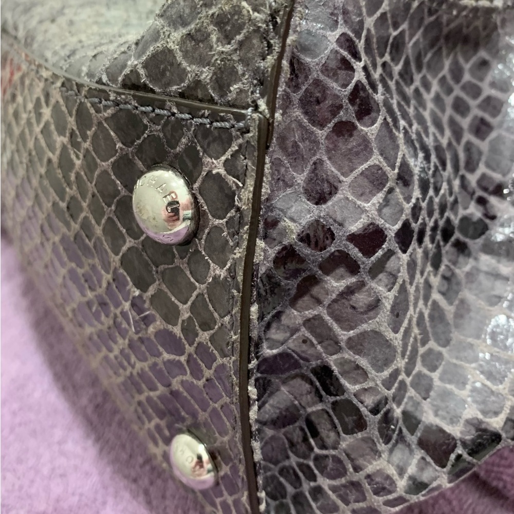 Michael Kors Large Gray Python Hamilton - image 10
